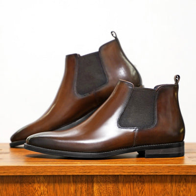 Ashford | Callan – Men’s Slim Fit Chelsea Boots in PU Leather - Ashford London Clothing