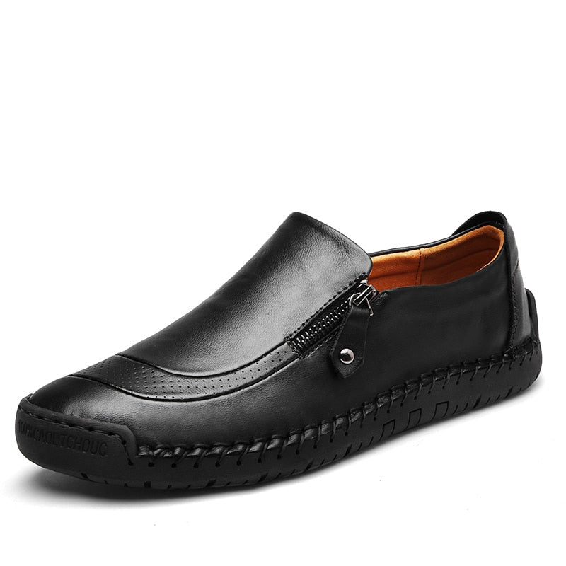 Ashford | Callum – Men's Slip - On Leather Loafers with Modern Fit - Ashford London Clothing