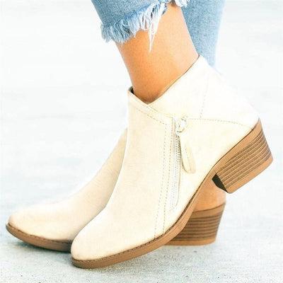 Ashford | Camille – Women’s Leather Ankle Boots with Block Heel & Sleek Fit - Ashford London Clothing