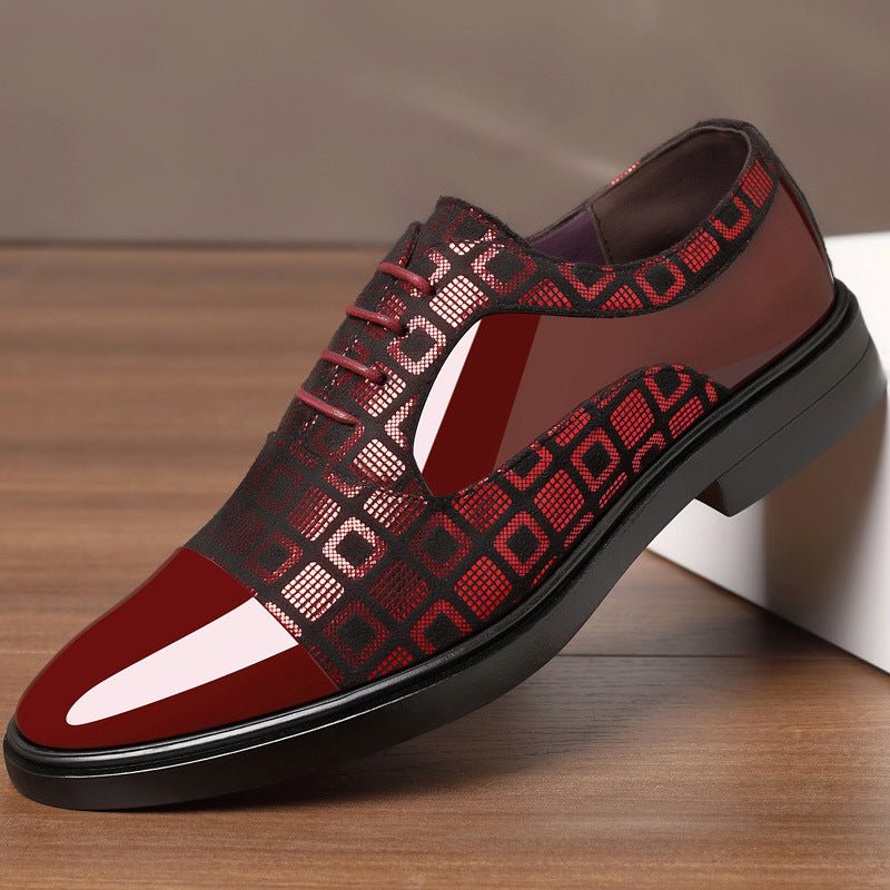 Ashford | Carter Men’s Oxford Shoes - Patent Leather - Closed Lace - Elegant Formal Wear - Ashford London Clothing