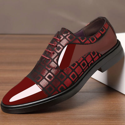 Ashford | Carter Men’s Oxford Shoes - Patent Leather - Closed Lace - Elegant Formal Wear - Ashford London Clothing