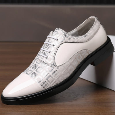 Ashford | Carter Men’s Oxford Shoes - Patent Leather - Closed Lace - Elegant Formal Wear - Ashford London Clothing