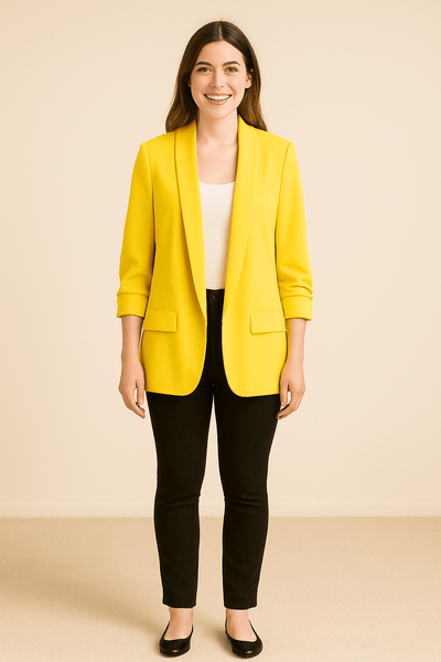 Ashford | Celeste Women’s Blazer – Lightweight – Rolled Sleeves – Candy Colours - Ashford London Clothing
