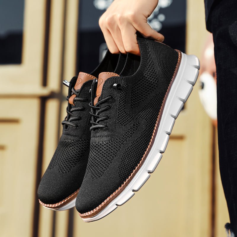Ashford | Cian – Orthopedic Knit Trainers with Breathable Sole - Ashford London Clothing