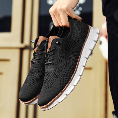 Ashford | Cian – Orthopedic Knit Trainers with Breathable Sole - Ashford London Clothing