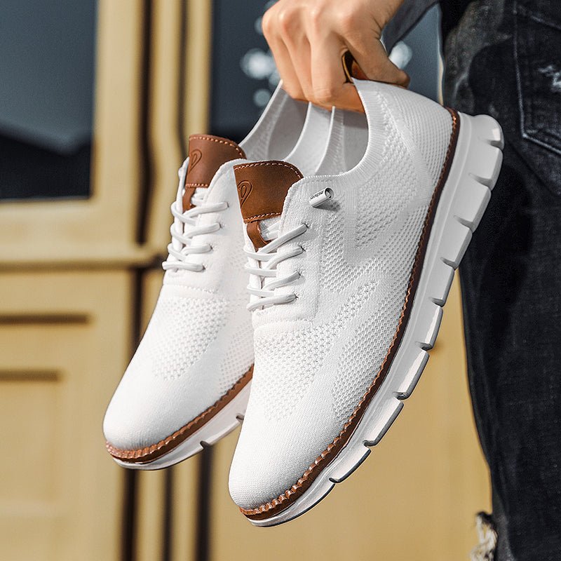 Ashford | Cian – Orthopedic Knit Trainers with Breathable Sole - Ashford London Clothing