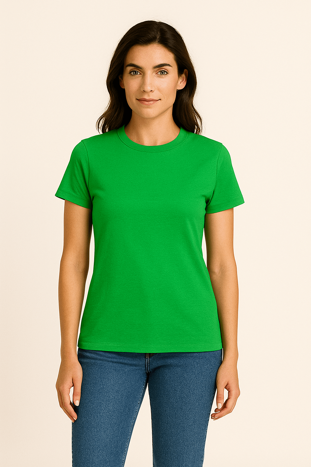 Ashford | Claire Women's T-Shirt 100% Cotton Short Sleeve Slim Fit Top - Ashford London Clothing