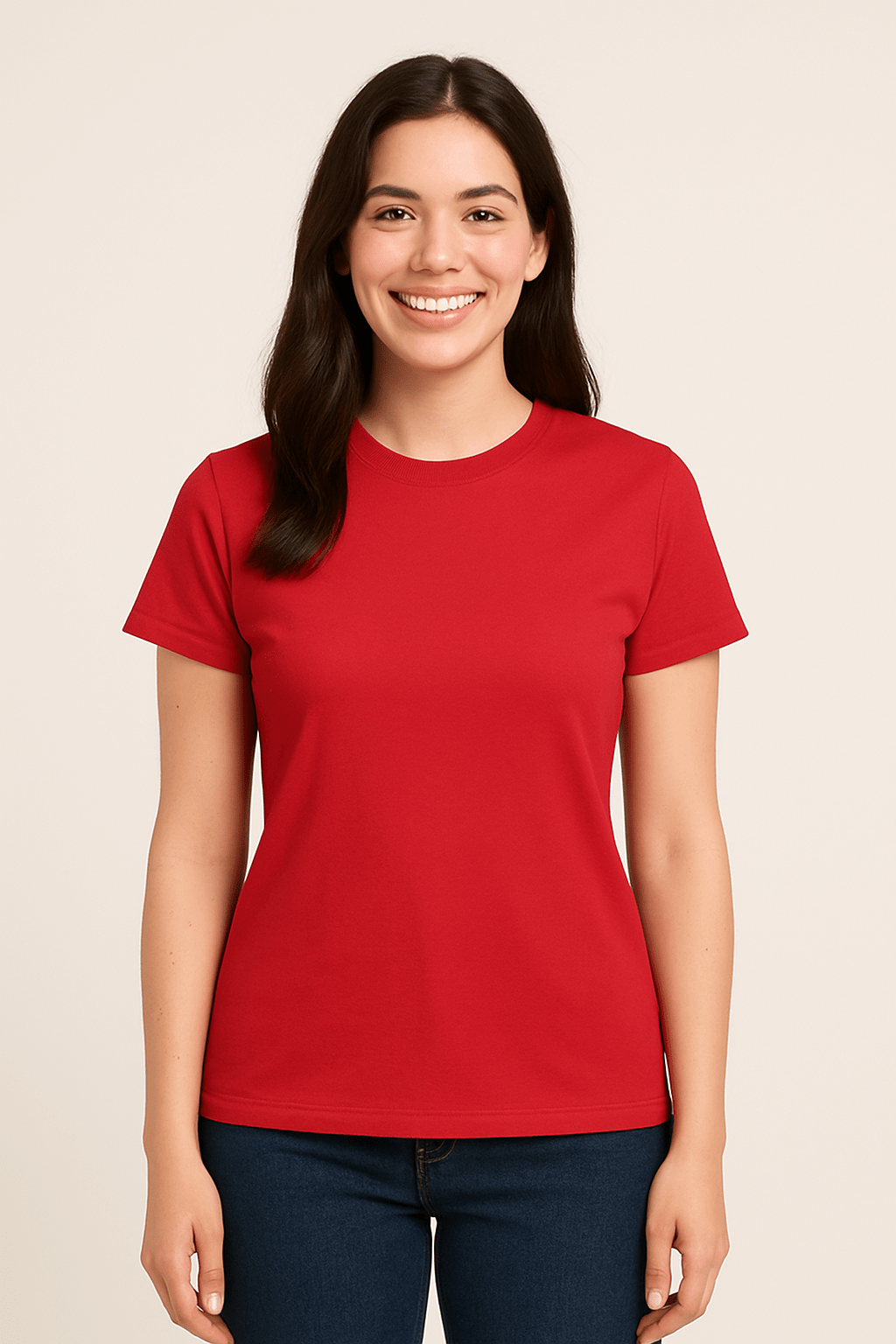 Ashford | Claire Women's T-Shirt 100% Cotton Short Sleeve Slim Fit Top - Ashford London Clothing