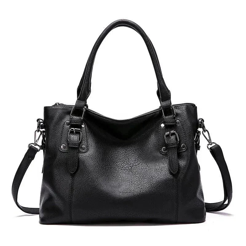 Ashford | Colette – Women’s Structured Synthetic Leather Handbag – Two - Way Carry - Ashford London Clothing