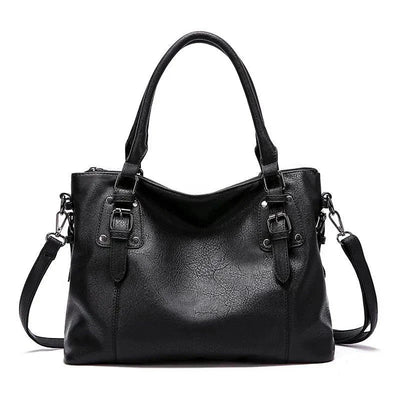 Ashford | Colette – Women’s Structured Synthetic Leather Handbag – Two - Way Carry - Ashford London Clothing
