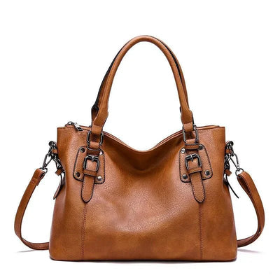 Ashford | Colette – Women’s Structured Synthetic Leather Handbag – Two - Way Carry - Ashford London Clothing