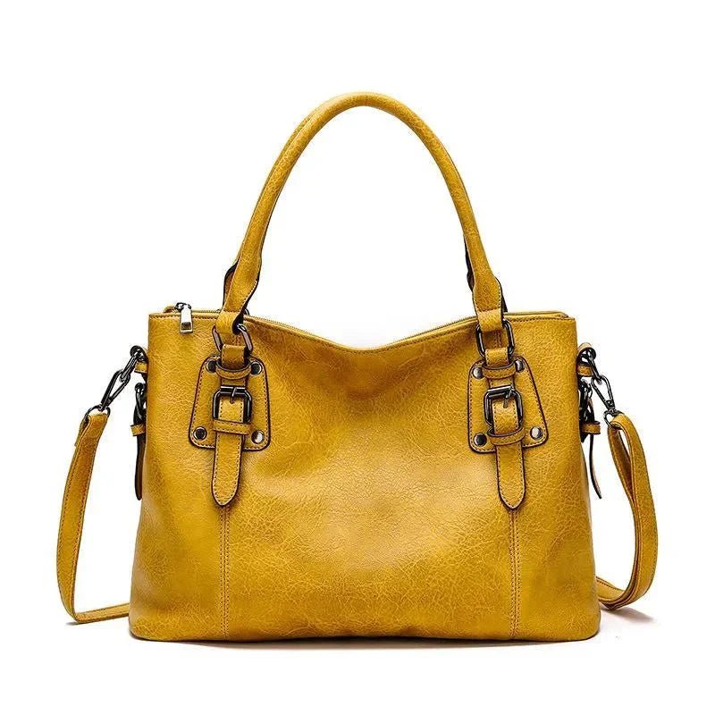 Ashford | Colette – Women’s Structured Synthetic Leather Handbag – Two - Way Carry - Ashford London Clothing