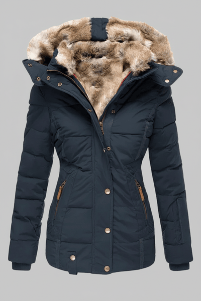 Ashford | Colleen – Women’s Down Puffer Jacket with Faux Fur Hood - Ashford London Clothing