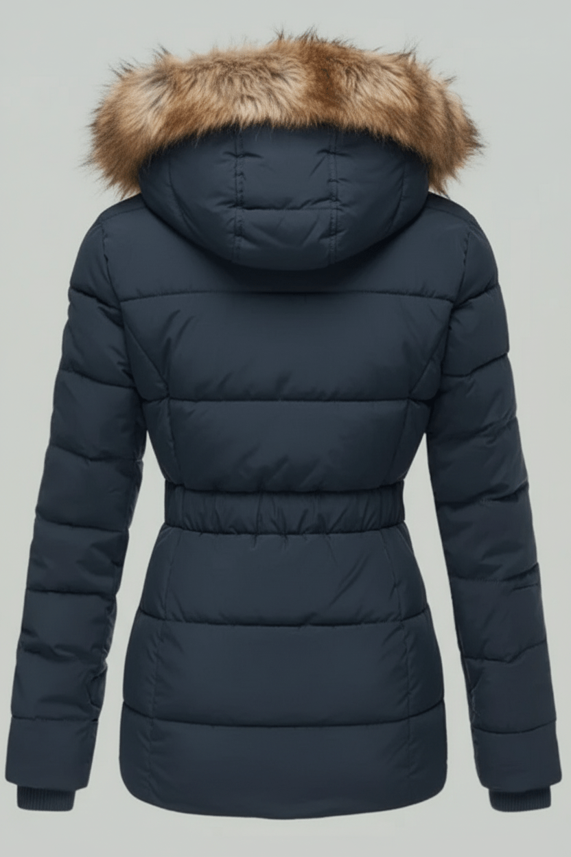 Ashford | Colleen – Women’s Down Puffer Jacket with Faux Fur Hood - Ashford London Clothing