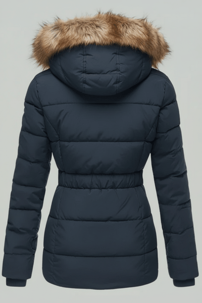 Ashford | Colleen – Women’s Down Puffer Jacket with Faux Fur Hood - Ashford London Clothing