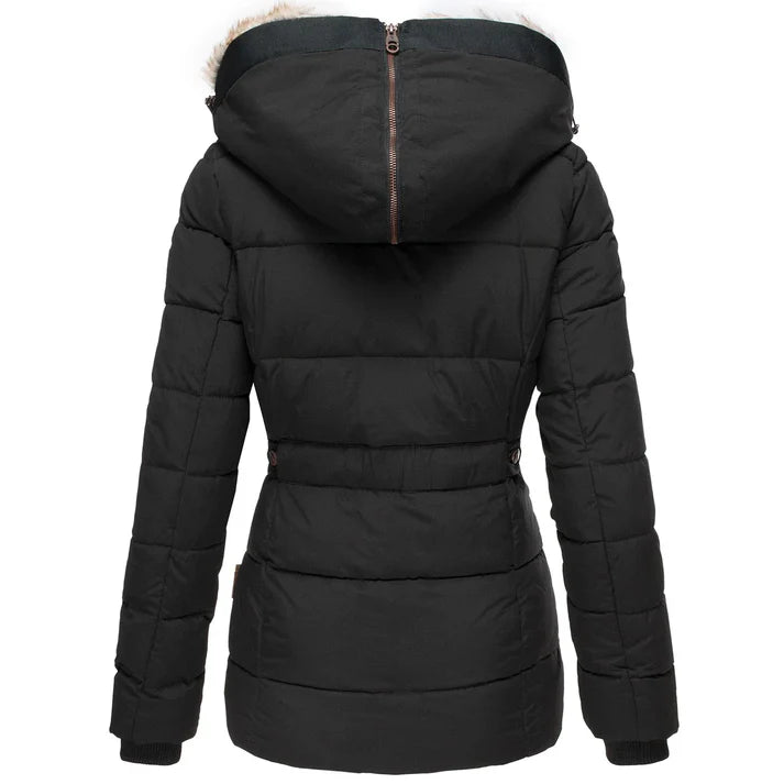 Ashford | Colleen – Women’s Down Puffer Jacket with Faux Fur Hood - Ashford London Clothing