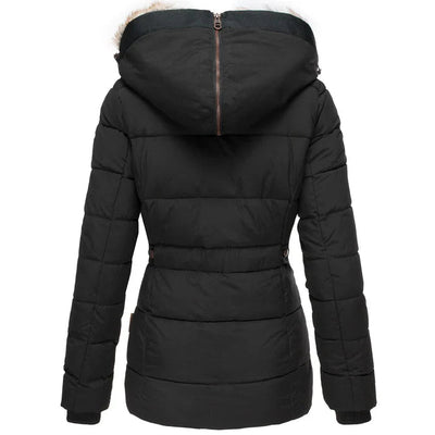 Ashford | Colleen – Women’s Down Puffer Jacket with Faux Fur Hood - Ashford London Clothing