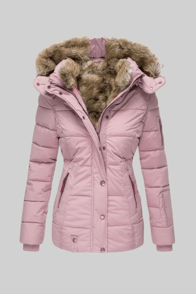 Ashford | Colleen – Women’s Down Puffer Jacket with Faux Fur Hood - Ashford London Clothing