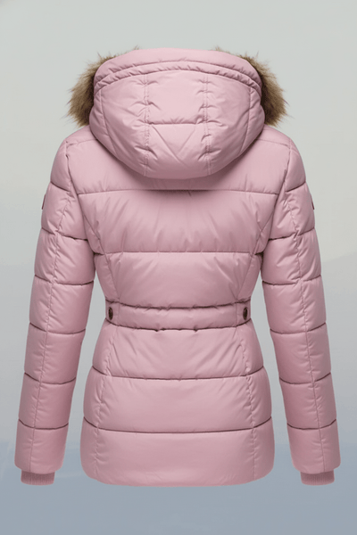 Ashford | Colleen – Women’s Down Puffer Jacket with Faux Fur Hood - Ashford London Clothing