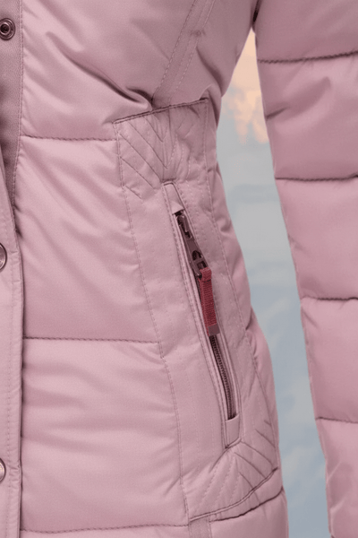 Ashford | Colleen – Women’s Down Puffer Jacket with Faux Fur Hood - Ashford London Clothing