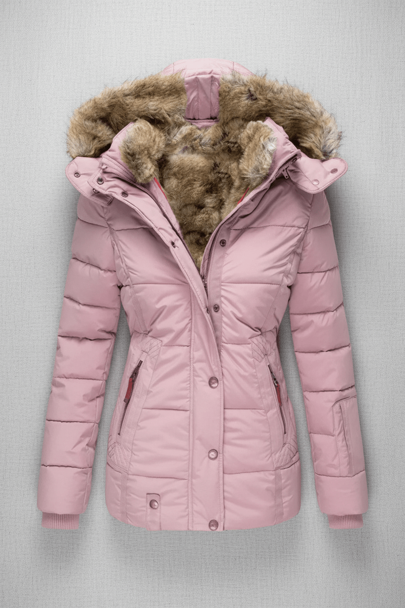 Ashford | Colleen – Women’s Down Puffer Jacket with Faux Fur Hood - Ashford London Clothing