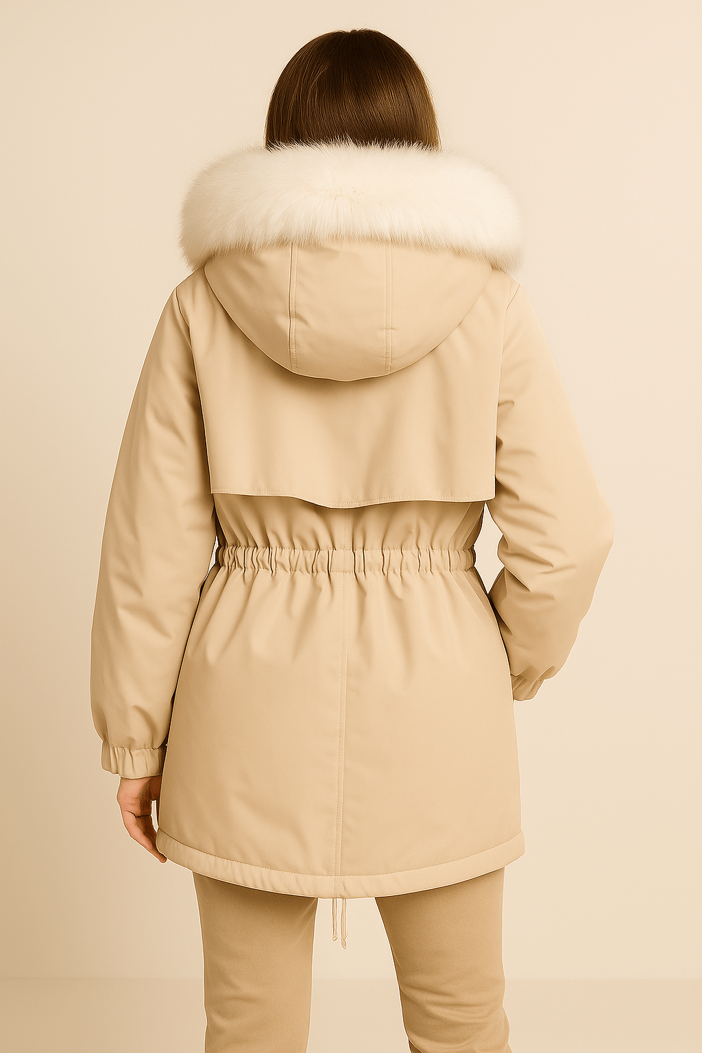 Ashford | Conny – Women’s Stylish Winter Coat with Fur Hood - Ashford London Clothing
