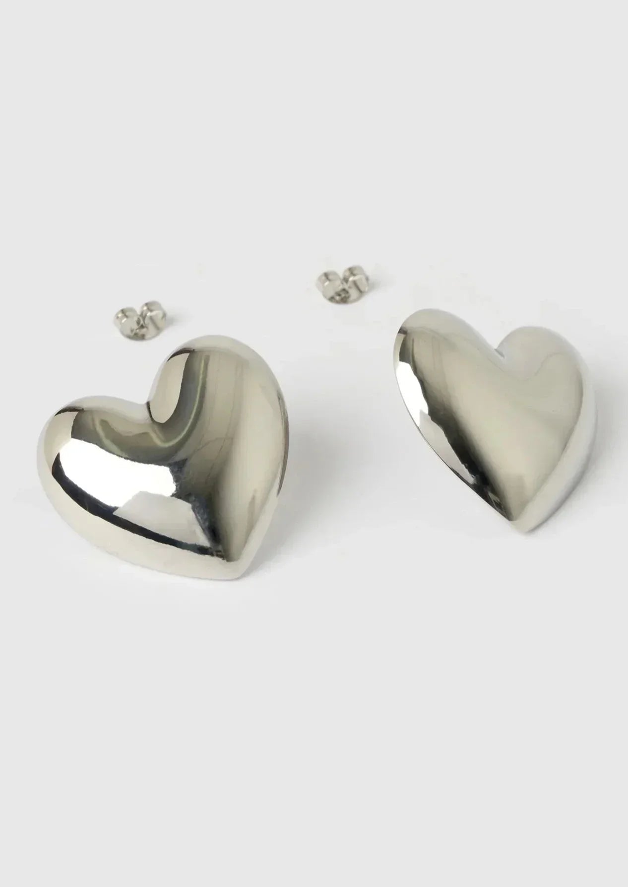 Ashford | Diana – Heart - Shaped Earrings with Durable PVD Coating - Ashford London Clothing