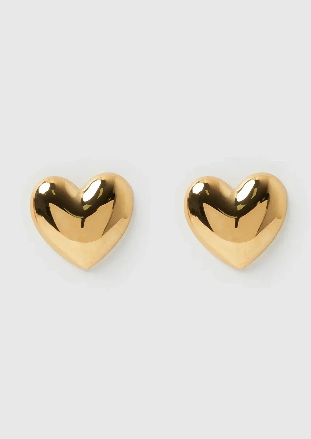Ashford | Diana – Heart - Shaped Earrings with Durable PVD Coating - Ashford London Clothing