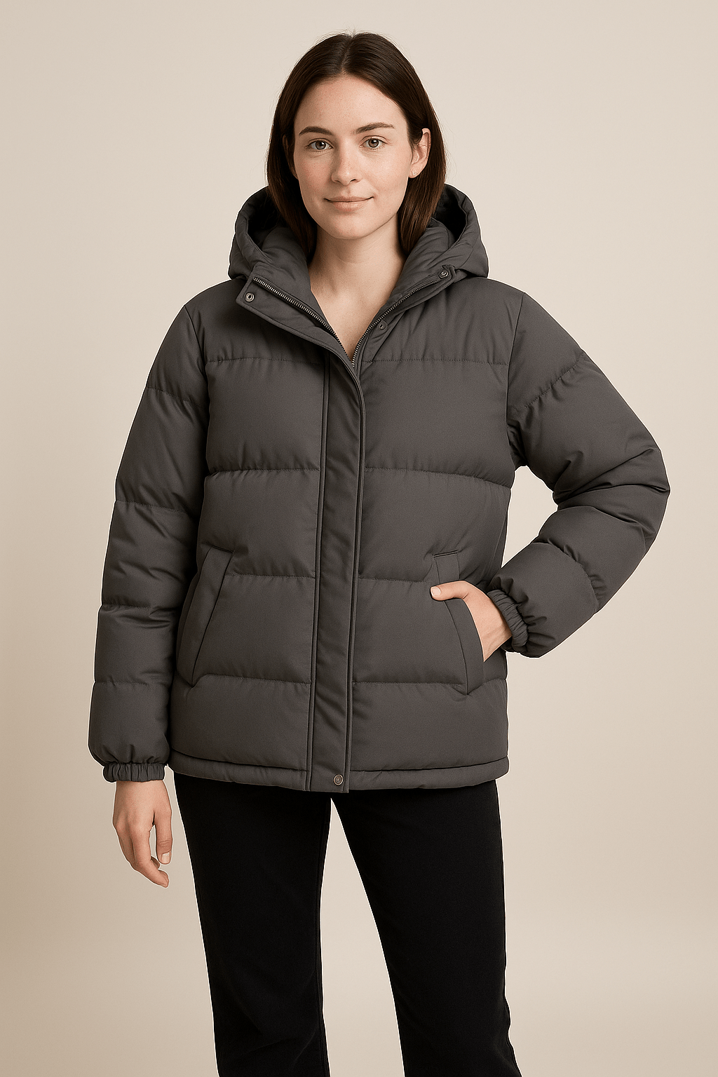 Ashford | Duffy – Women’s Quilted Oversized Hooded Jacket Water - Repellent & Wind - Resistant - Ashford London Clothing
