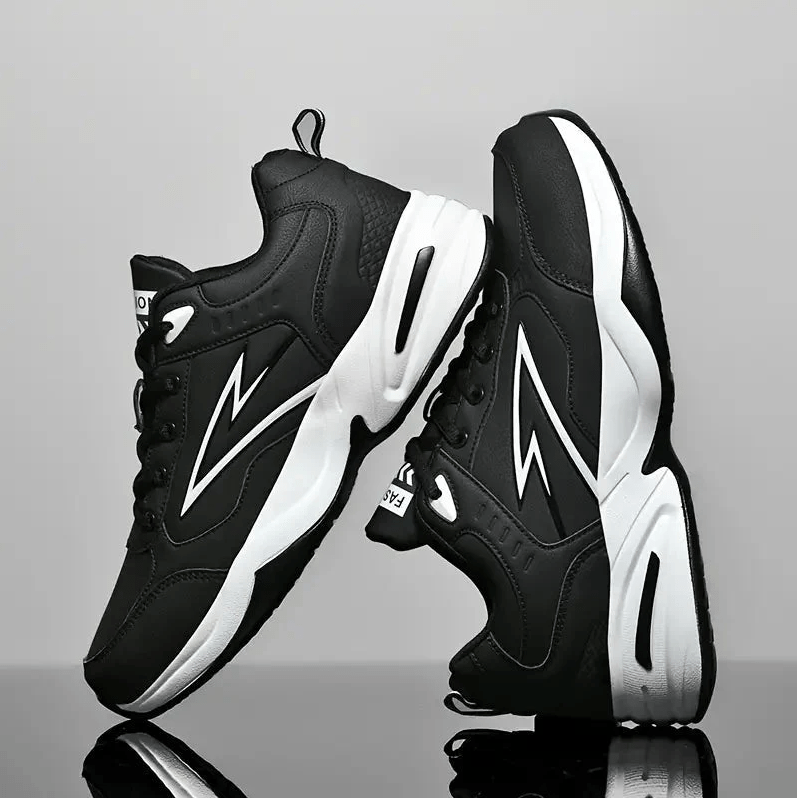 Ashford | Eeli – Vintage - Style Running Sneakers with Mesh Detail - Ashford London Clothing