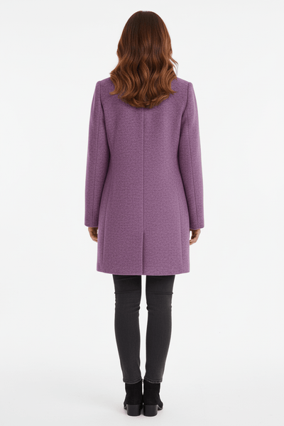 Ashford | Elara – Women’s Wool Blend Coat with Stand Collar and Pockets - Ashford London Clothing