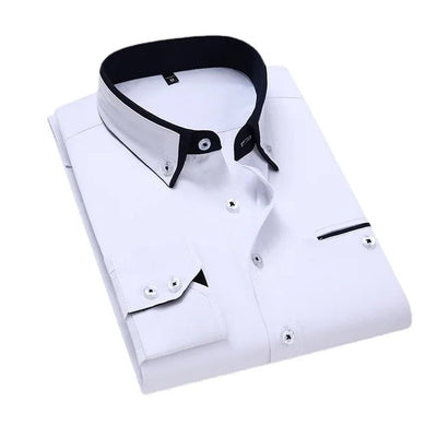 ASHFORD | Elegant casual long - sleeve shirt for men - Ashford London Clothing