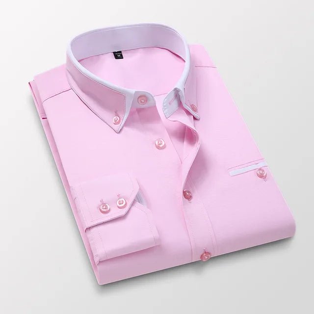 ASHFORD | Elegant casual long - sleeve shirt for men - Ashford London Clothing