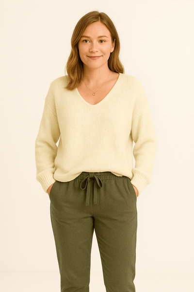 Ashford | Elegant Knit Sweater with High Neck – Soft Ribbed Design - Ashford London Clothing