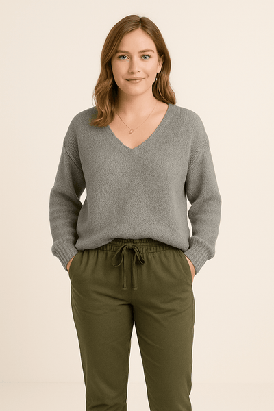 Ashford | Elegant Knit Sweater with High Neck – Soft Ribbed Design - Ashford London Clothing