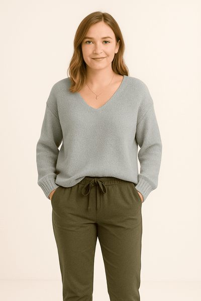 Ashford | Elegant Knit Sweater with High Neck – Soft Ribbed Design - Ashford London Clothing