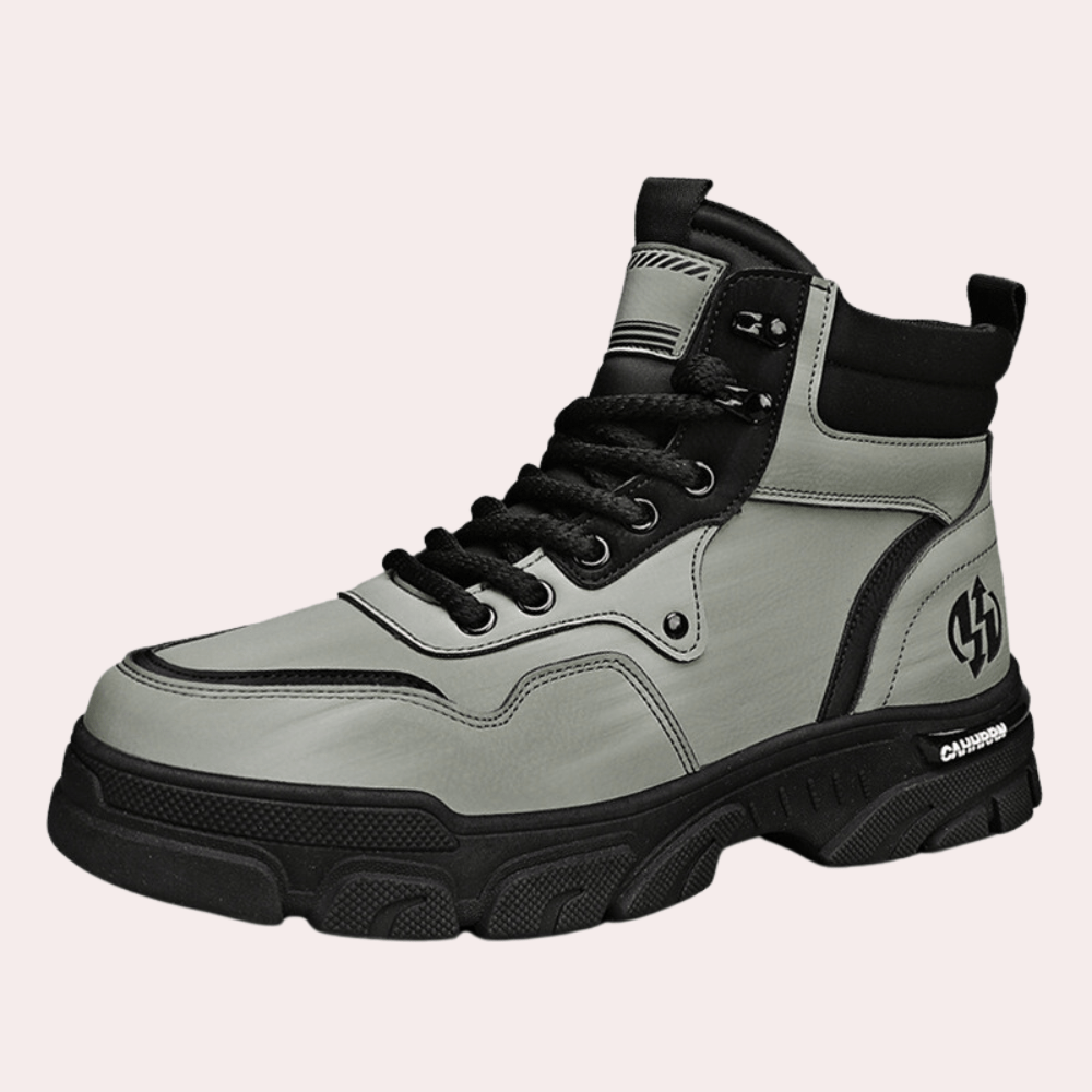 Ashford | Elias – Men’s Waterproof Leather Winter Boots with Plush Lining and Retro Look - Ashford London Clothing