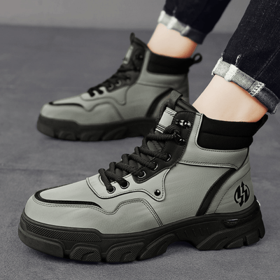 Ashford | Elias – Men’s Waterproof Leather Winter Boots with Plush Lining and Retro Look - Ashford London Clothing
