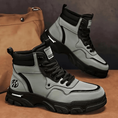Ashford | Elias – Men’s Waterproof Leather Winter Boots with Plush Lining and Retro Look - Ashford London Clothing