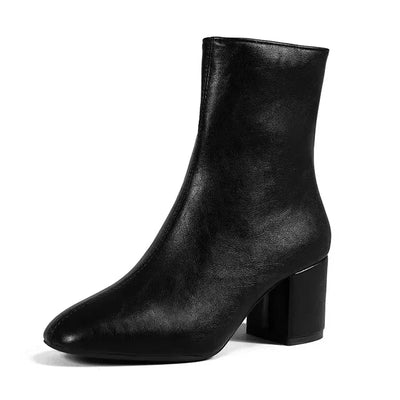 Ashford | Elida – Women’s High Heel Ankle Boots with Side Zip & Pointed Toe - Ashford London Clothing
