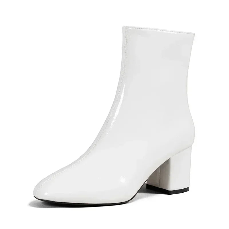 Ashford | Elida – Women’s High Heel Ankle Boots with Side Zip & Pointed Toe - Ashford London Clothing