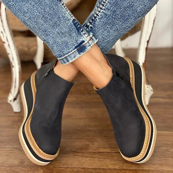 Ashford | Elise – Women’s Leather Ankle Boots with Sleek Silhouette & Cushioned Fit - Ashford London Clothing