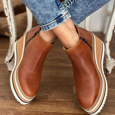 Ashford | Elise – Women’s Leather Ankle Boots with Sleek Silhouette & Cushioned Fit - Ashford London Clothing