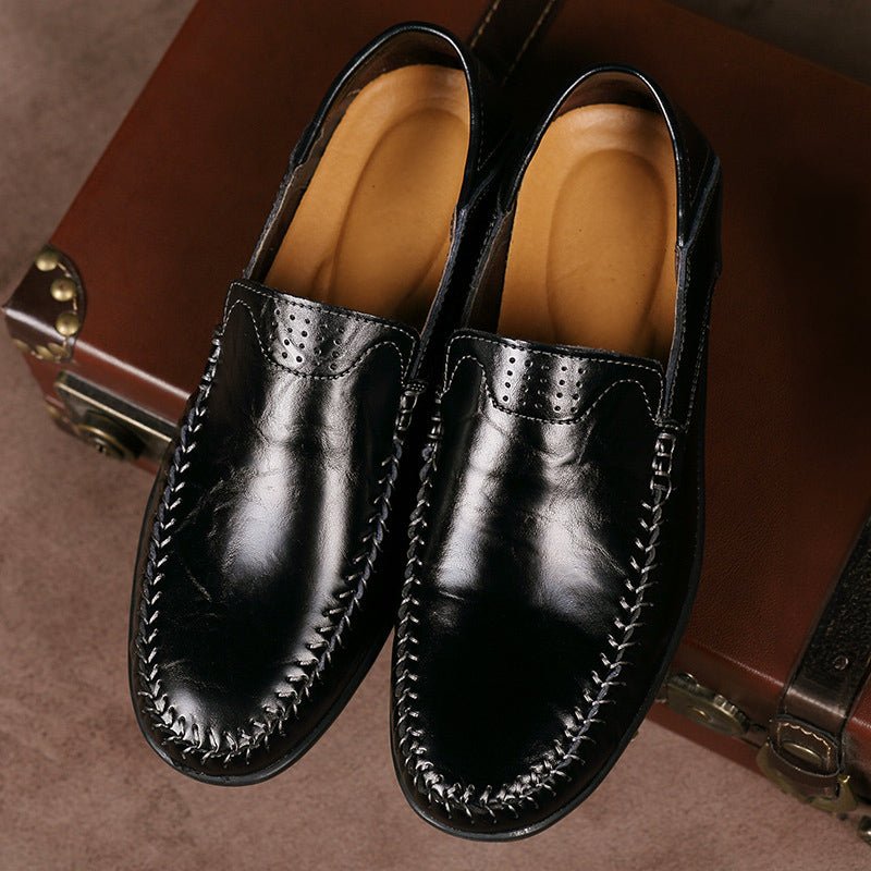 Ashford | Elliot Formal Slip - On Loafers – Microfibre Upper – Almond Toe – All - Season - Ashford London Clothing