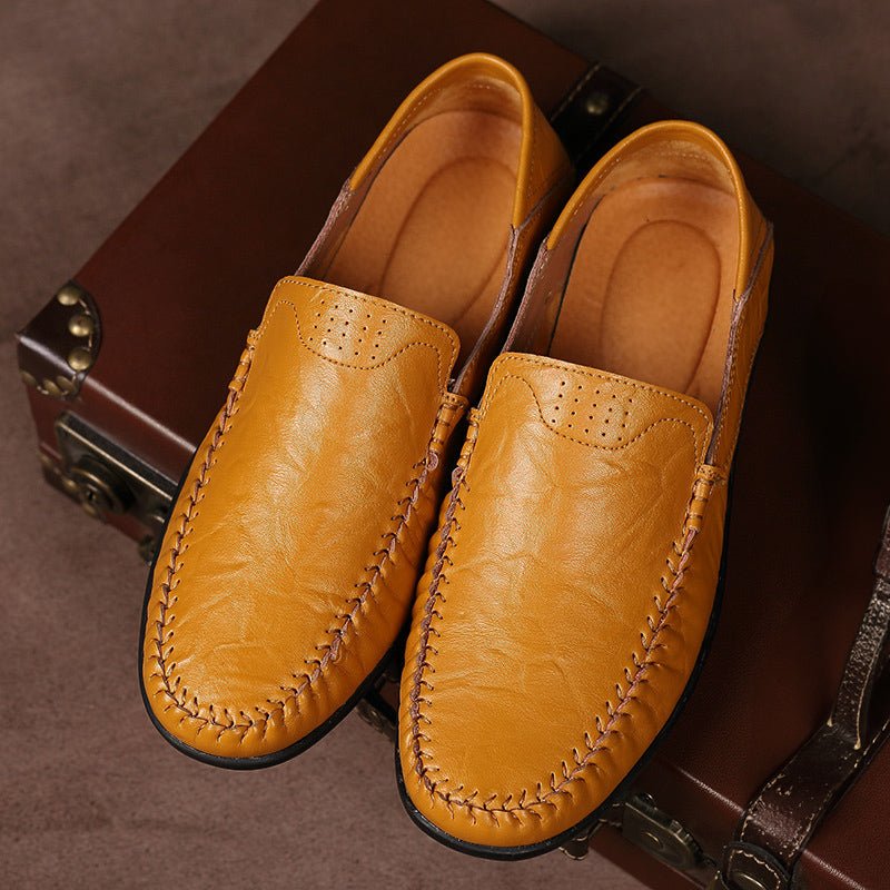 Ashford | Elliot Formal Slip - On Loafers – Microfibre Upper – Almond Toe – All - Season - Ashford London Clothing
