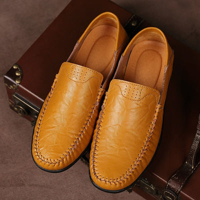 Ashford | Elliot Formal Slip - On Loafers – Microfibre Upper – Almond Toe – All - Season - Ashford London Clothing