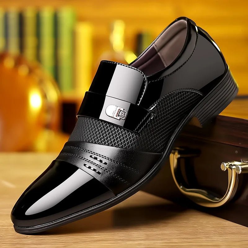 Ashford | Elliot Men’s Loafers – PU Leather – Pointed Toe – Year - Round Comfort - Ashford London Clothing