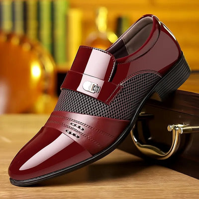 Ashford | Elliot Men’s Loafers – PU Leather – Pointed Toe – Year - Round Comfort - Ashford London Clothing