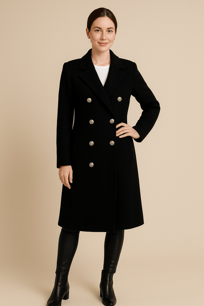 Ashford | Elspeth – Women’s Tailored Wool Trench Coat Double - Breasted Elegance - Ashford London Clothing