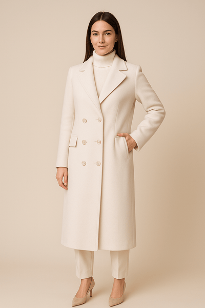 Ashford | Elspeth – Women’s Tailored Wool Trench Coat Double - Breasted Elegance - Ashford London Clothing